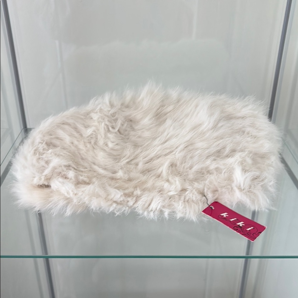 Kiki rabbit  Fur Hat in Cream